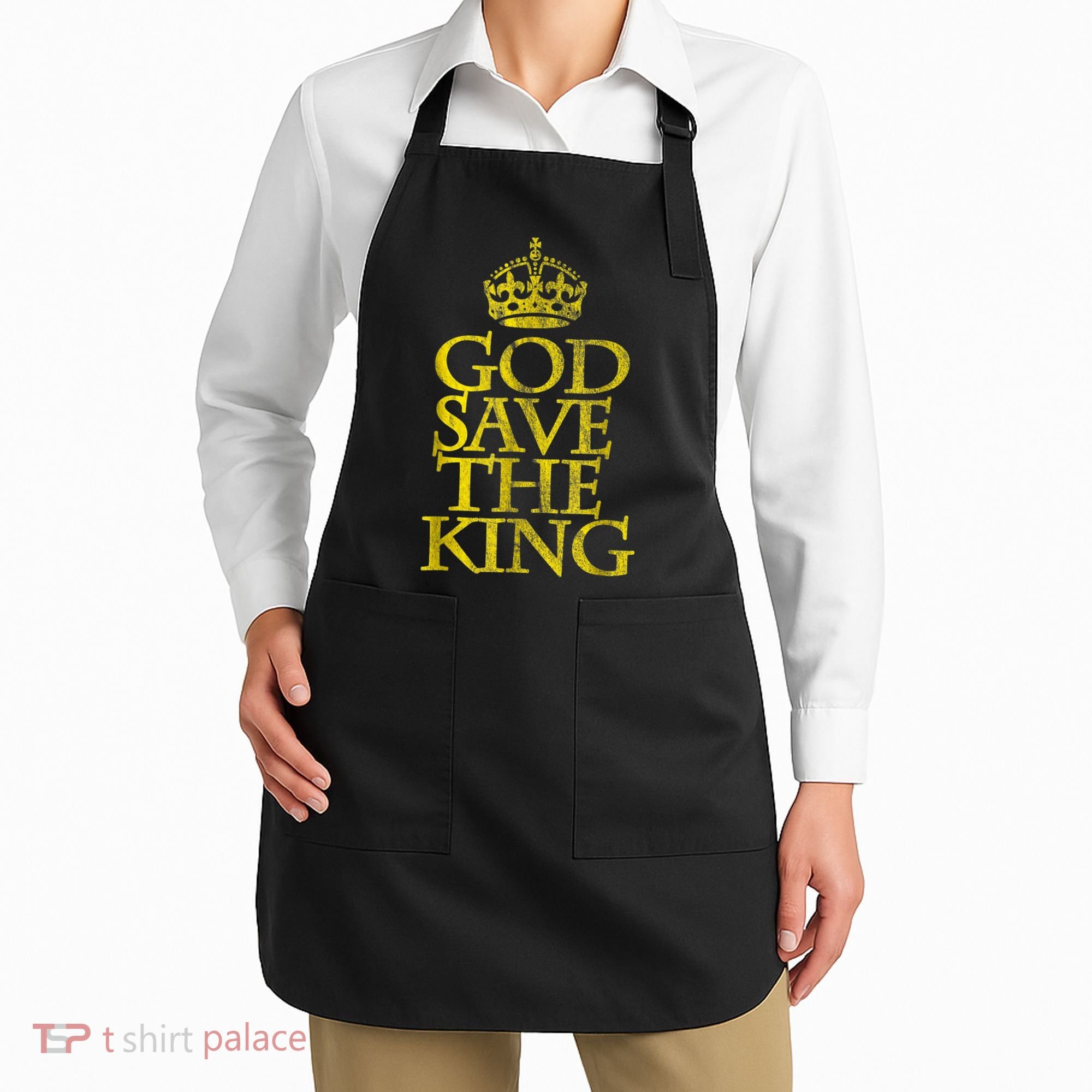 God Save The King King Charles III Apparel Apron