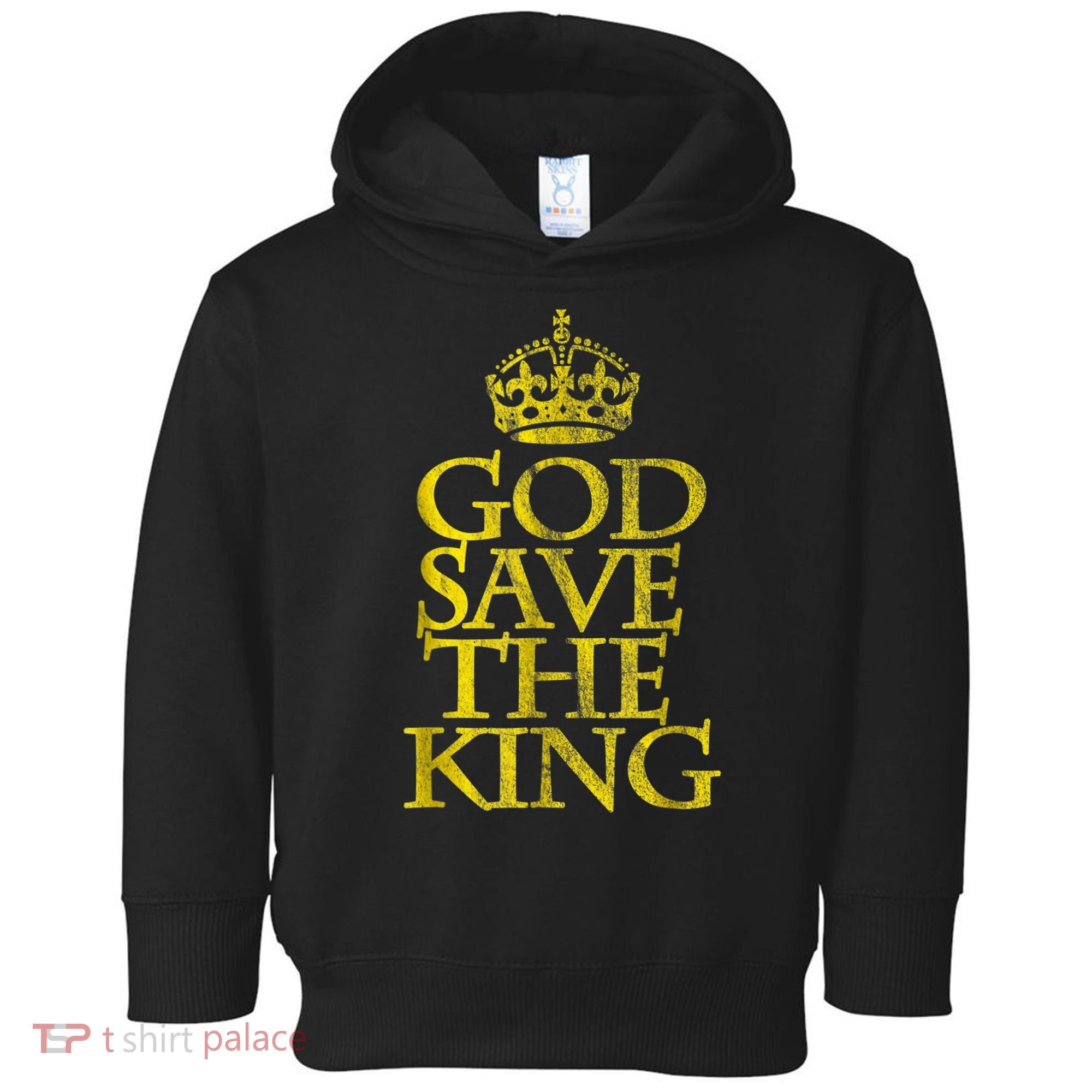 God Save The King King Charles III Apparel Toddler Hoodie