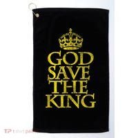 God Save The King King Charles III Apparel Golf Towel thumb 0