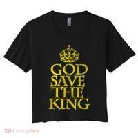 God Save The King King Charles III Apparel Women's Crop Top Tee thumb 0
