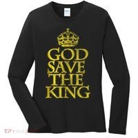 God Save The King King Charles III Apparel Women's Long Sleeve Shirt thumb 0