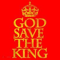 God Save The King King Charles III Apparel Santa Hat thumb 1