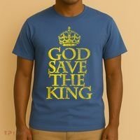 God Save The King King Charles III Apparel T-Shirt thumb 3