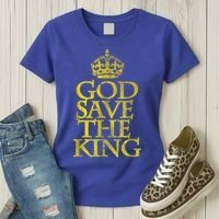 God Save The King King Charles III Apparel Women's T-Shirt thumb 3