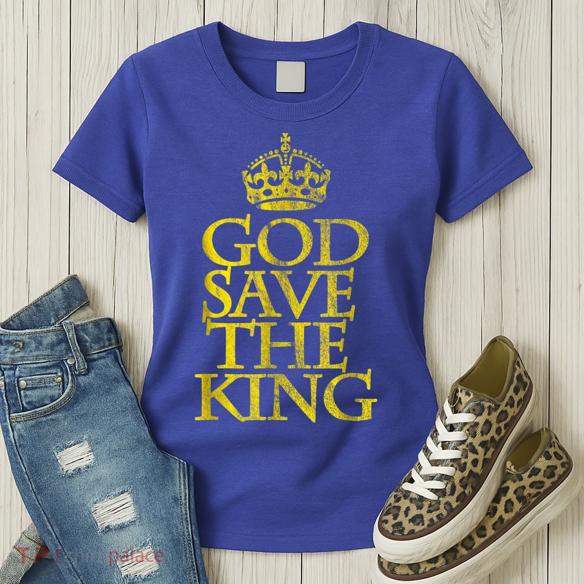 God Save The King King Charles III Apparel Women's T-Shirt