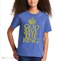 God Save The King King Charles III Apparel Kids T-Shirt thumb 2