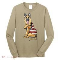 German Shepherd Tattoo Dog I Love Dad Fathers Day Long Sleeve Shirt thumb 0