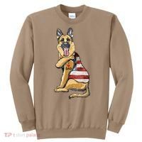 German Shepherd Tattoo Dog I Love Dad Fathers Day Sweatshirt thumb 0
