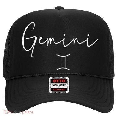 Gemini Sign Trendy Minimalist Zodiac Hat