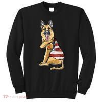 German Shepherd Tattoo Dog I Love Dad Fathers Day Sweatshirt thumb 0