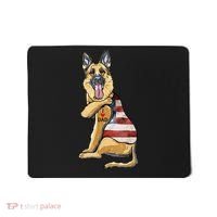 German Shepherd Tattoo Dog I Love Dad Fathers Day Mousepad thumb 0