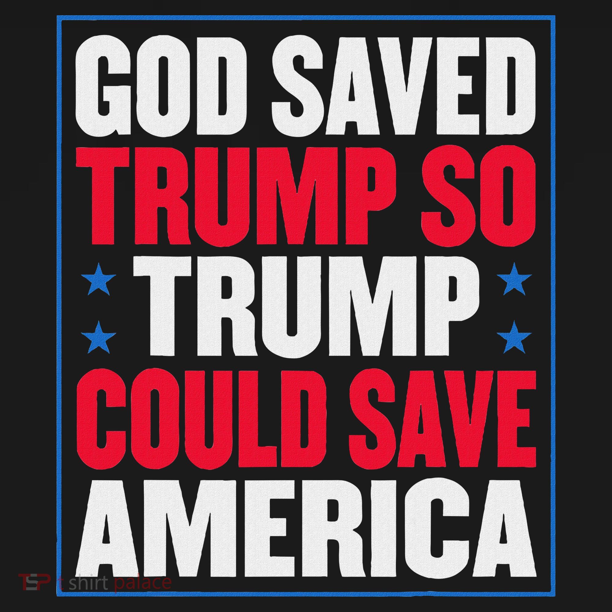 God Saved Trump So Trump Could Save America Ornament