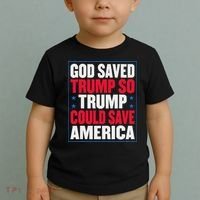 God Saved Trump So Trump Could Save America Toddler T-Shirt thumb 2
