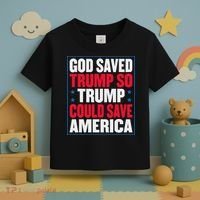 God Saved Trump So Trump Could Save America Toddler T-Shirt thumb 3