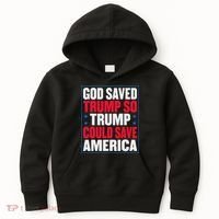 God Saved Trump So Trump Could Save America Kids Hoodie thumb 0