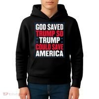 God Saved Trump So Trump Could Save America Kids Hoodie thumb 4