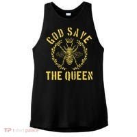 God Save The Queen Bee Queen Bee Ladies PosiCharge Tri-Blend Wicking Tank thumb 0