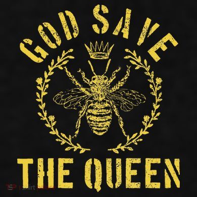 God Save The Queen Bee Queen Bee Ladies PosiCharge Tri-Blend Wicking Tank