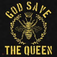 God Save The Queen Bee Queen Bee Ladies PosiCharge Tri-Blend Wicking Tank thumb 2