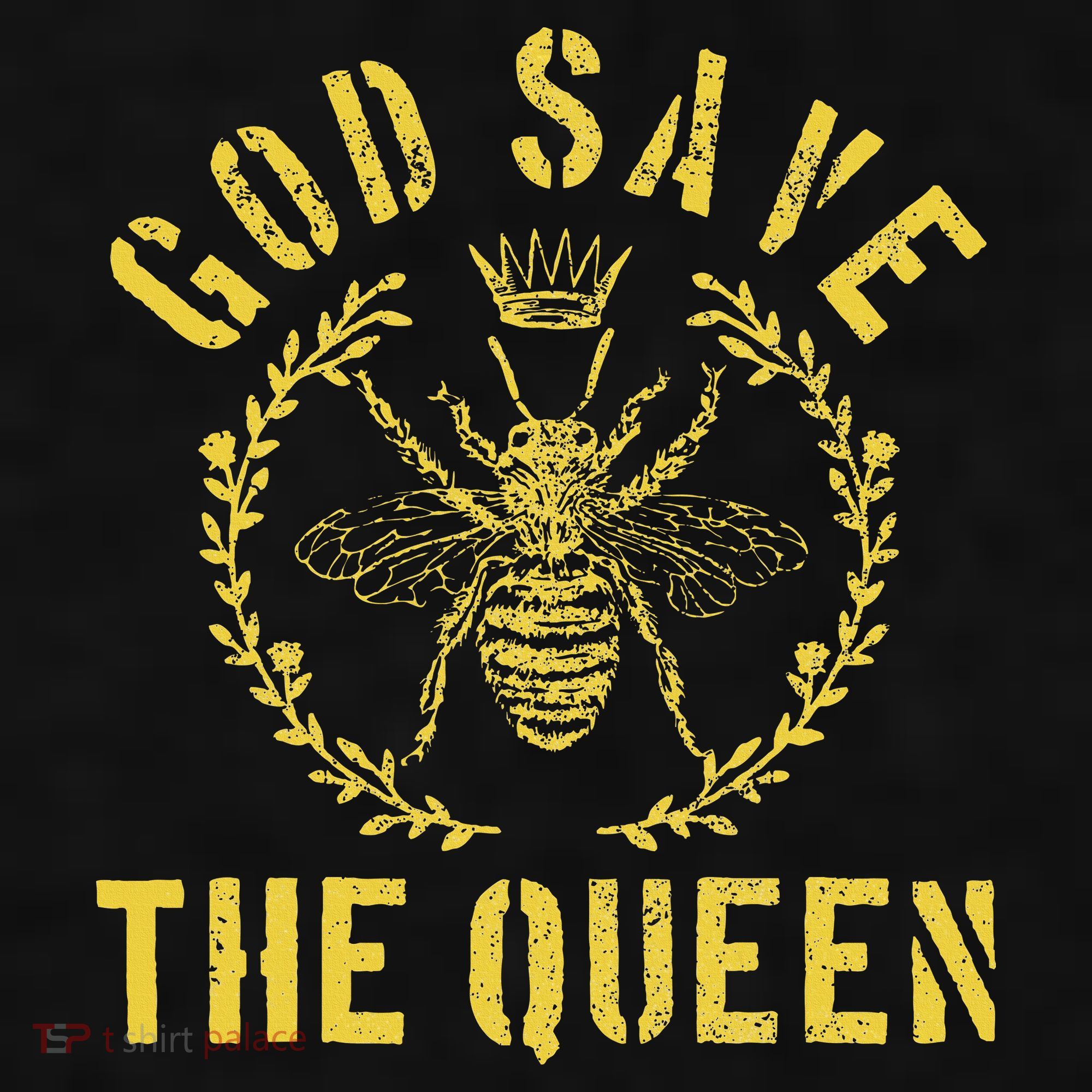 God Save The Queen Bee Queen Bee Ladies PosiCharge Tri-Blend Wicking Tank