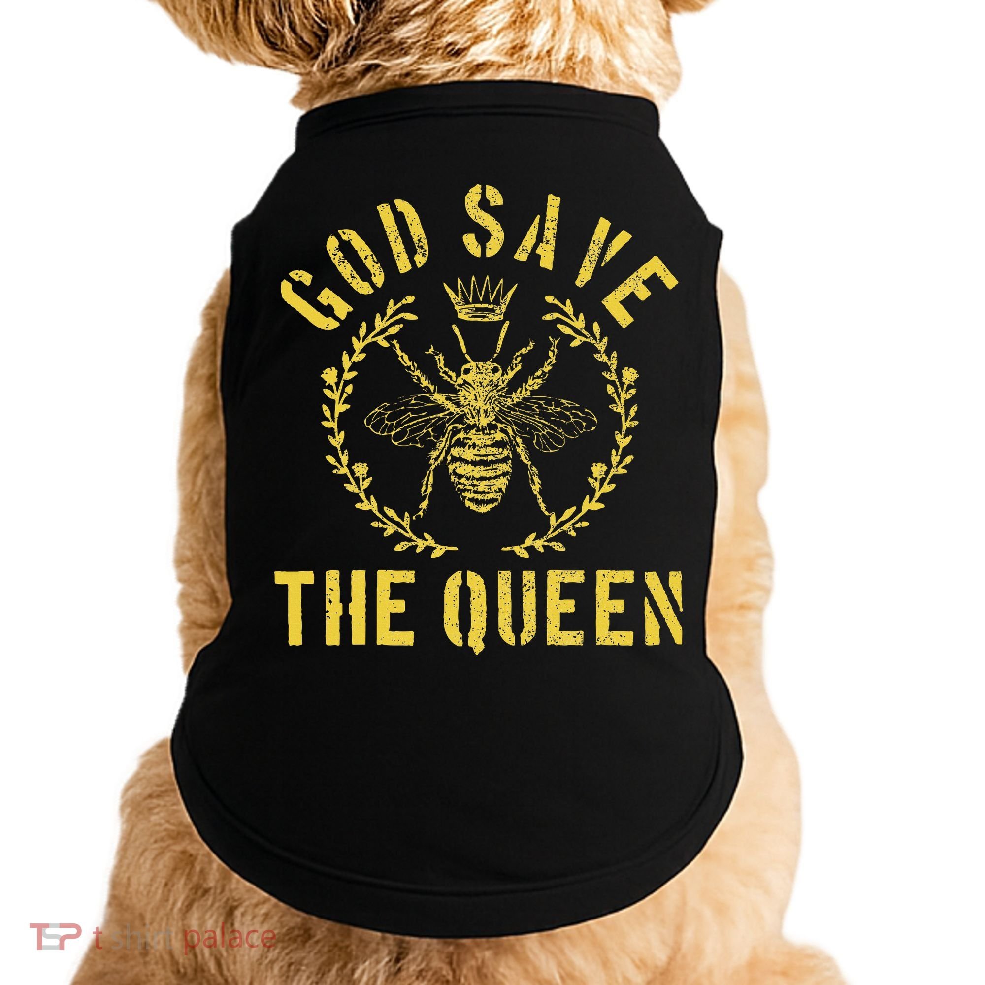 God Save The Queen Bee Queen Bee Doggie Tank
