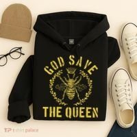 God Save The Queen Bee Queen Bee Hoodie thumb 4