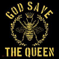 God Save The Queen Bee Queen Bee Ornament thumb 1
