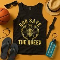 God Save The Queen Bee Queen Bee Tank Top thumb 4