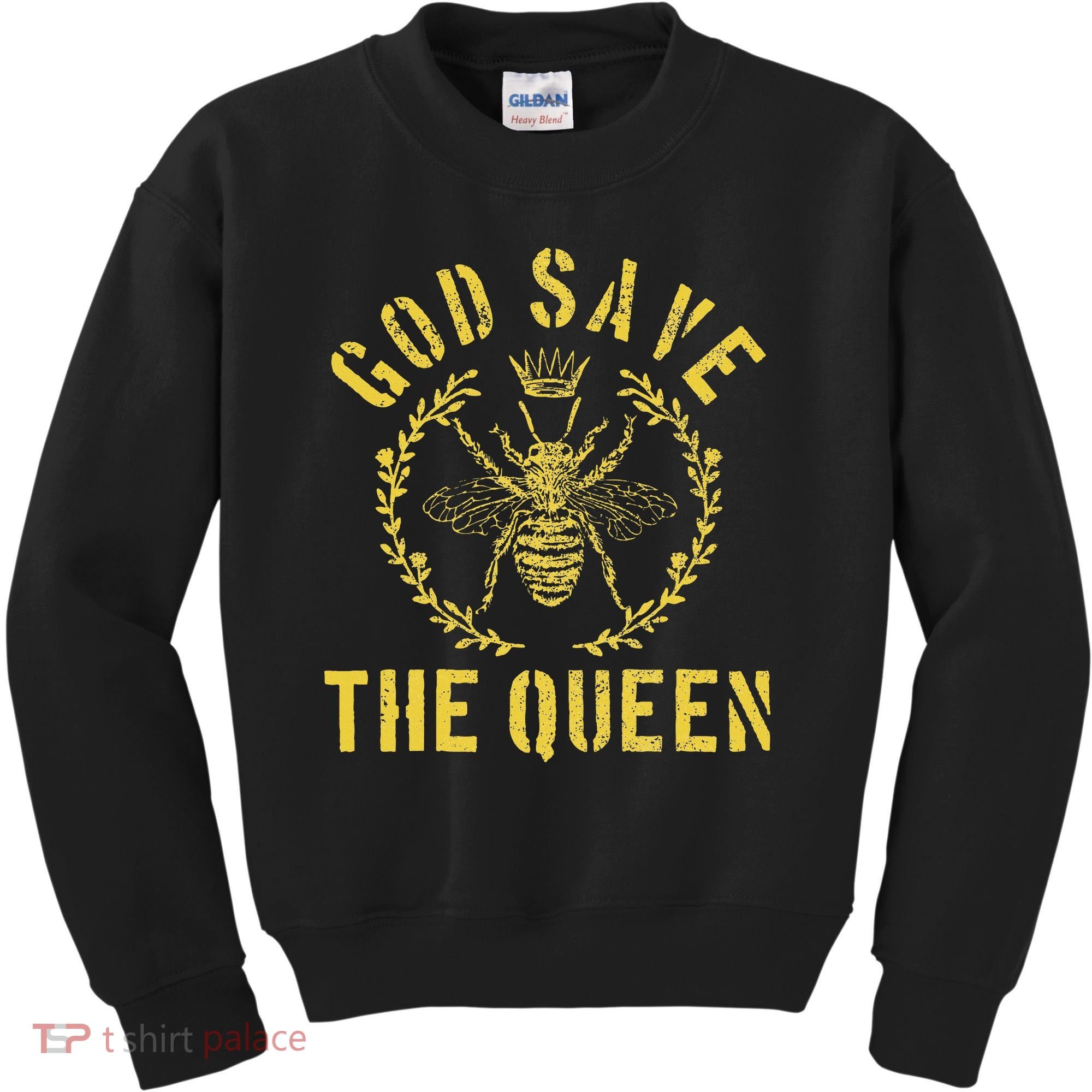 God Save The Queen Bee Queen Bee Kids Sweatshirt