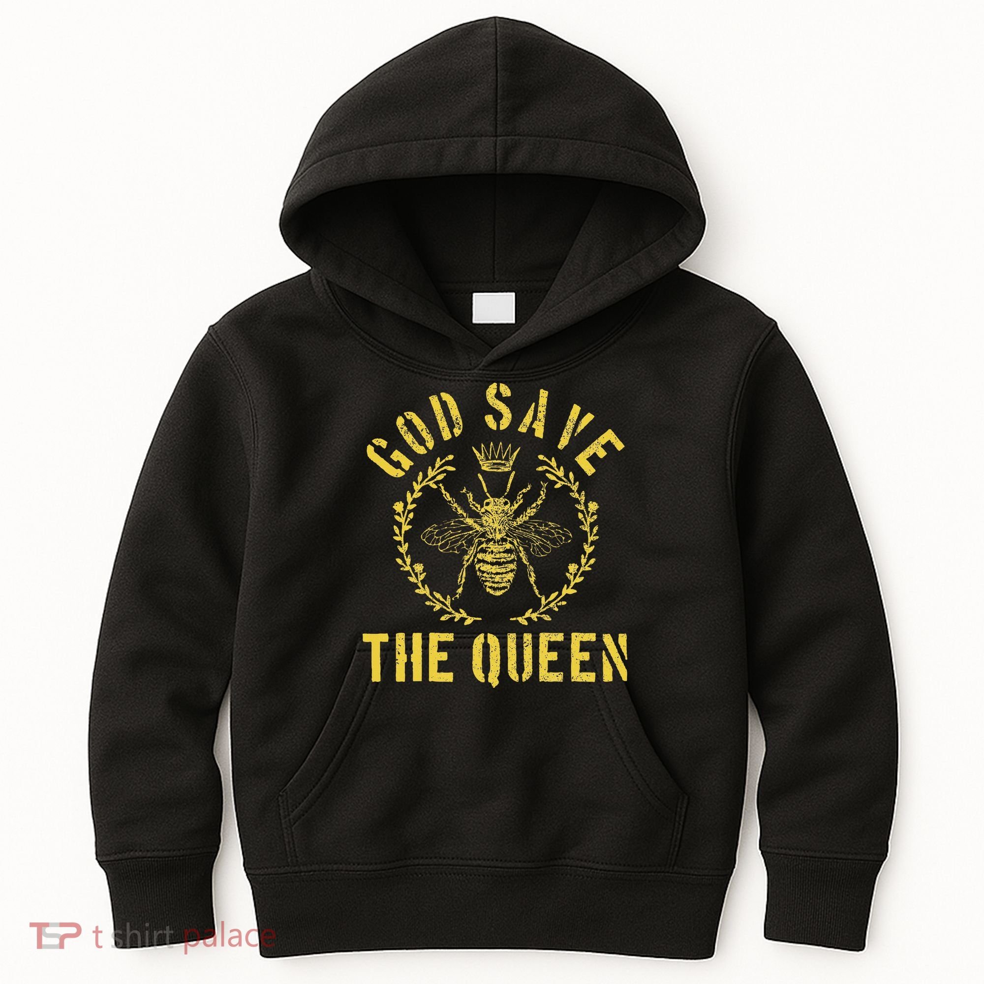 God Save The Queen Bee Queen Bee Kids Hoodie