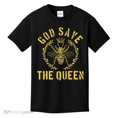God Save The Queen Bee Queen Bee Kids T-Shirt