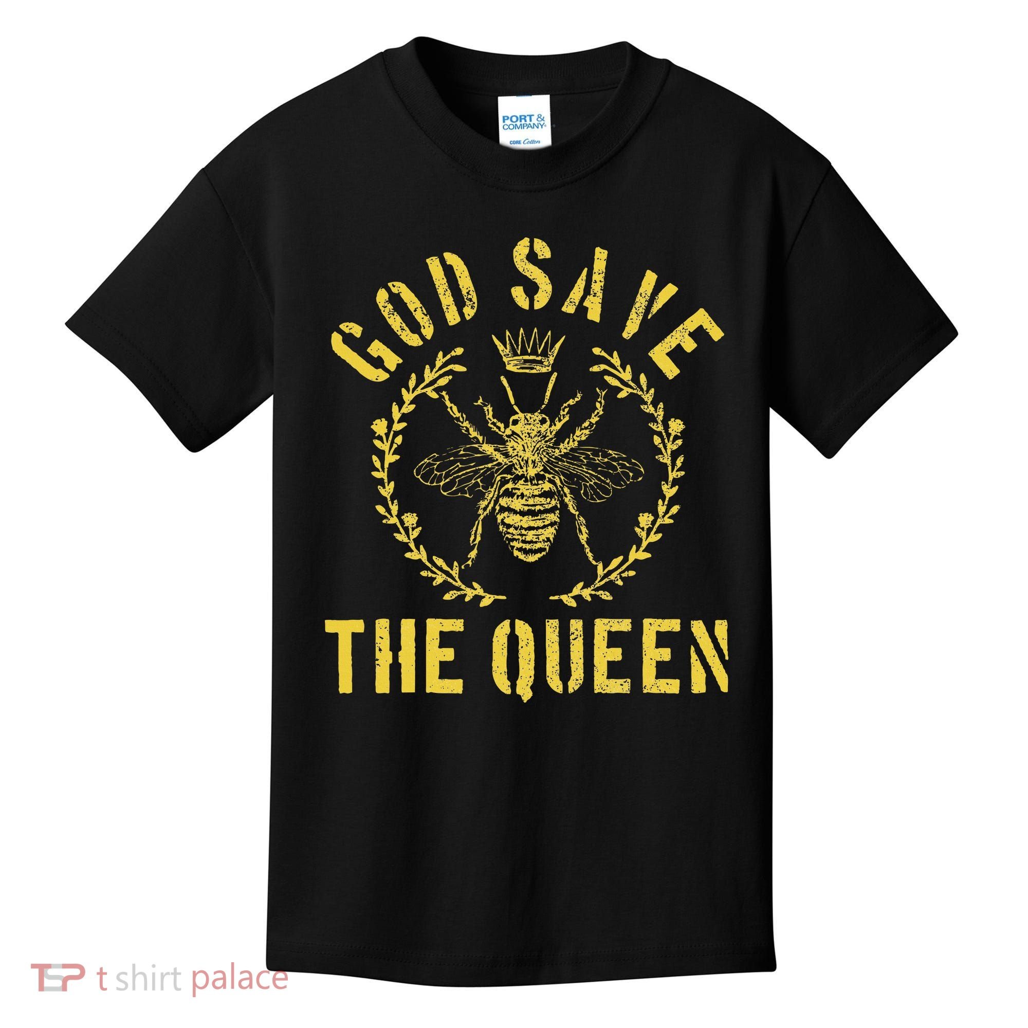 God Save The Queen Bee Queen Bee Kids T-Shirt