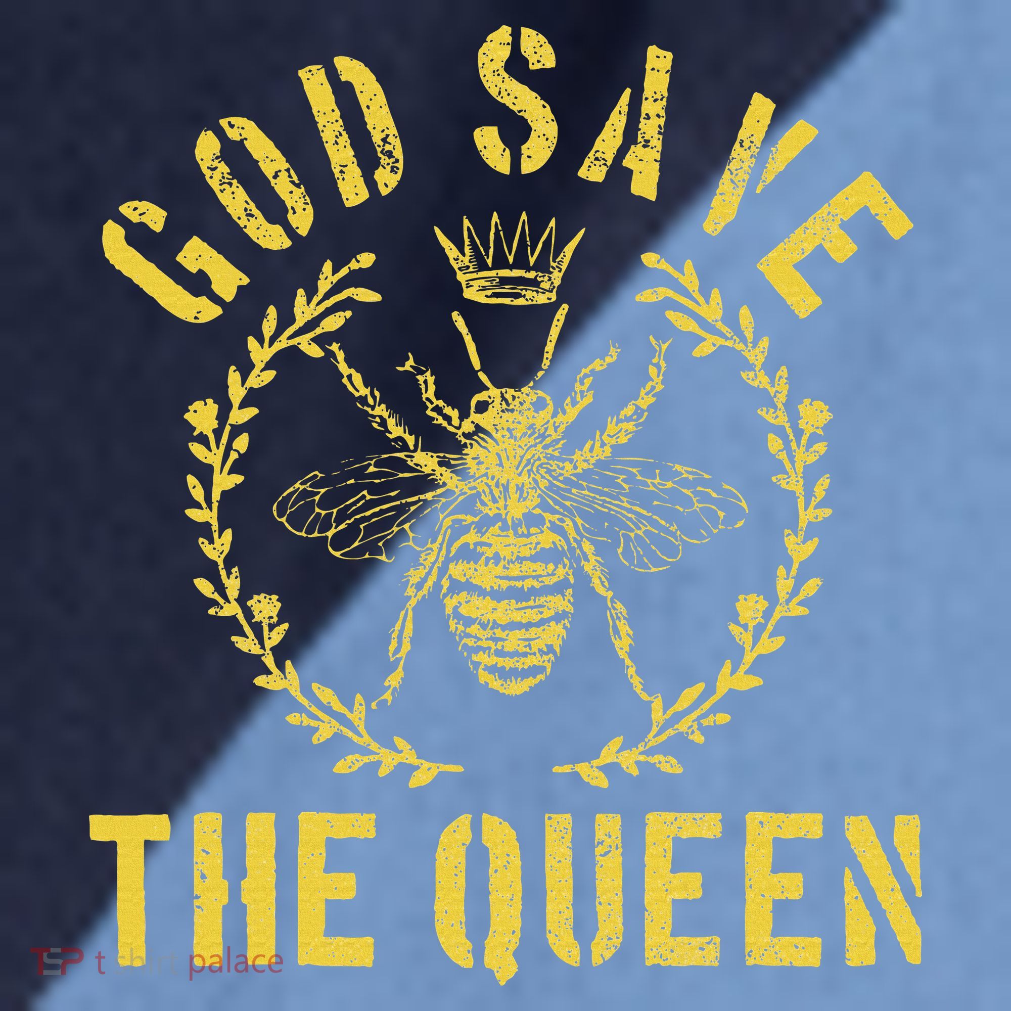 God Save The Queen Bee Queen Bee Raglan Baseball Sleeve Shirt