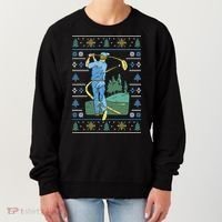 Golf Sport Ugly Christmas Sweater Women's Sweatshirt thumb 0