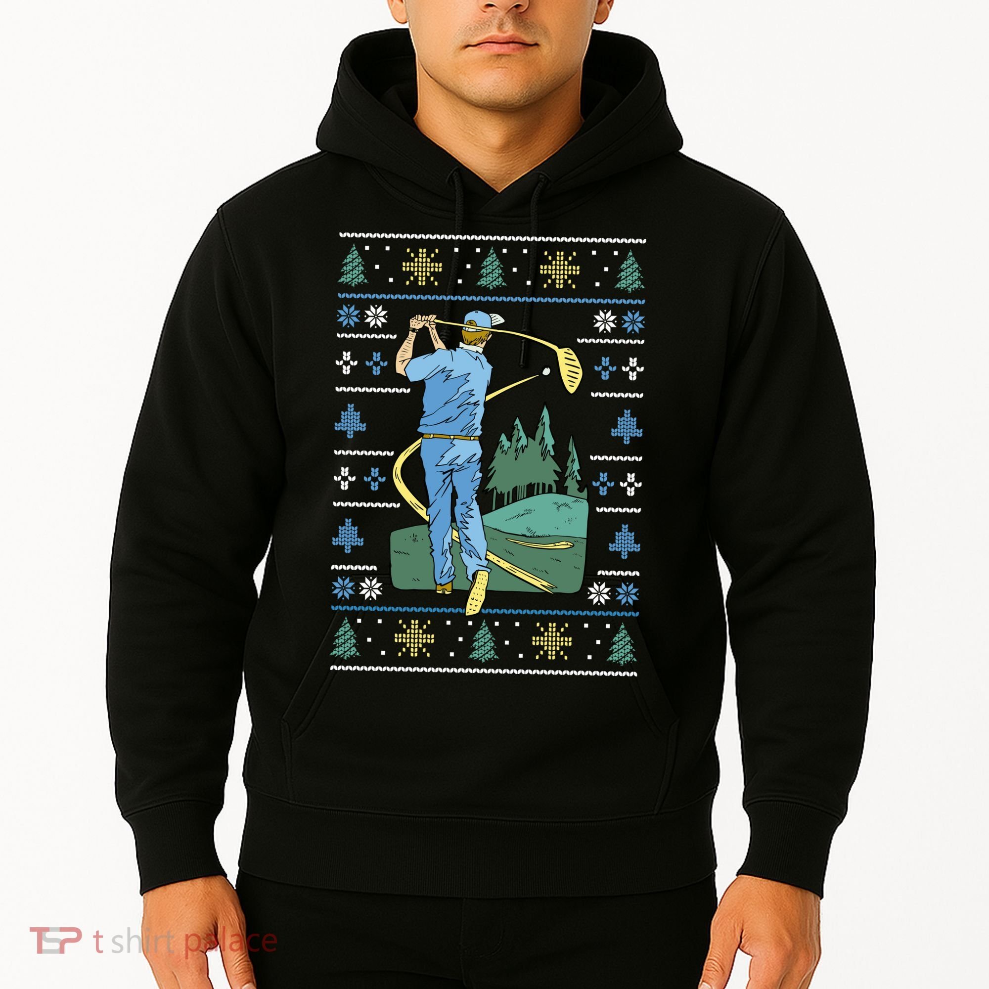 Golf Sport Ugly Christmas Sweater Hoodie