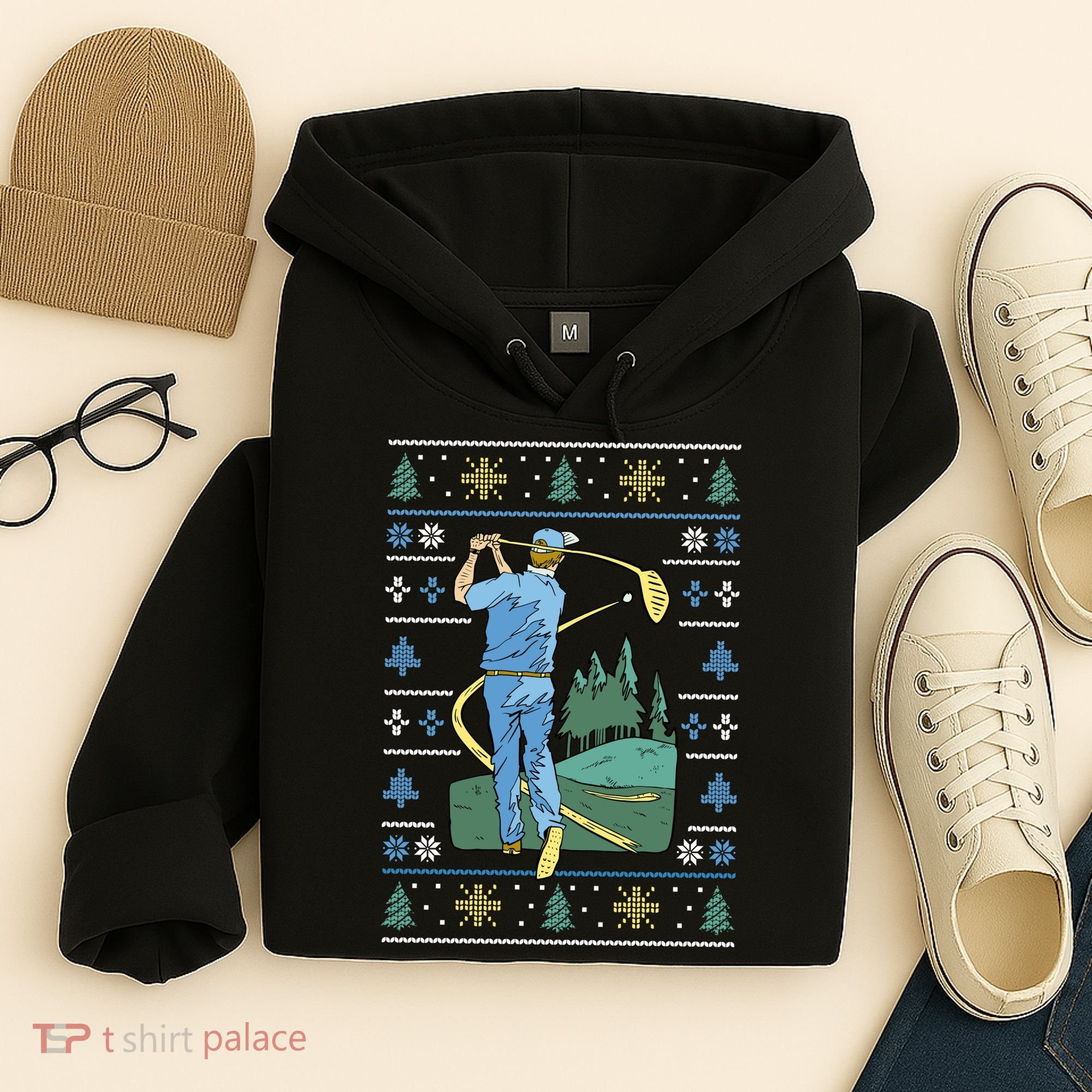 Golf Sport Ugly Christmas Sweater Hoodie