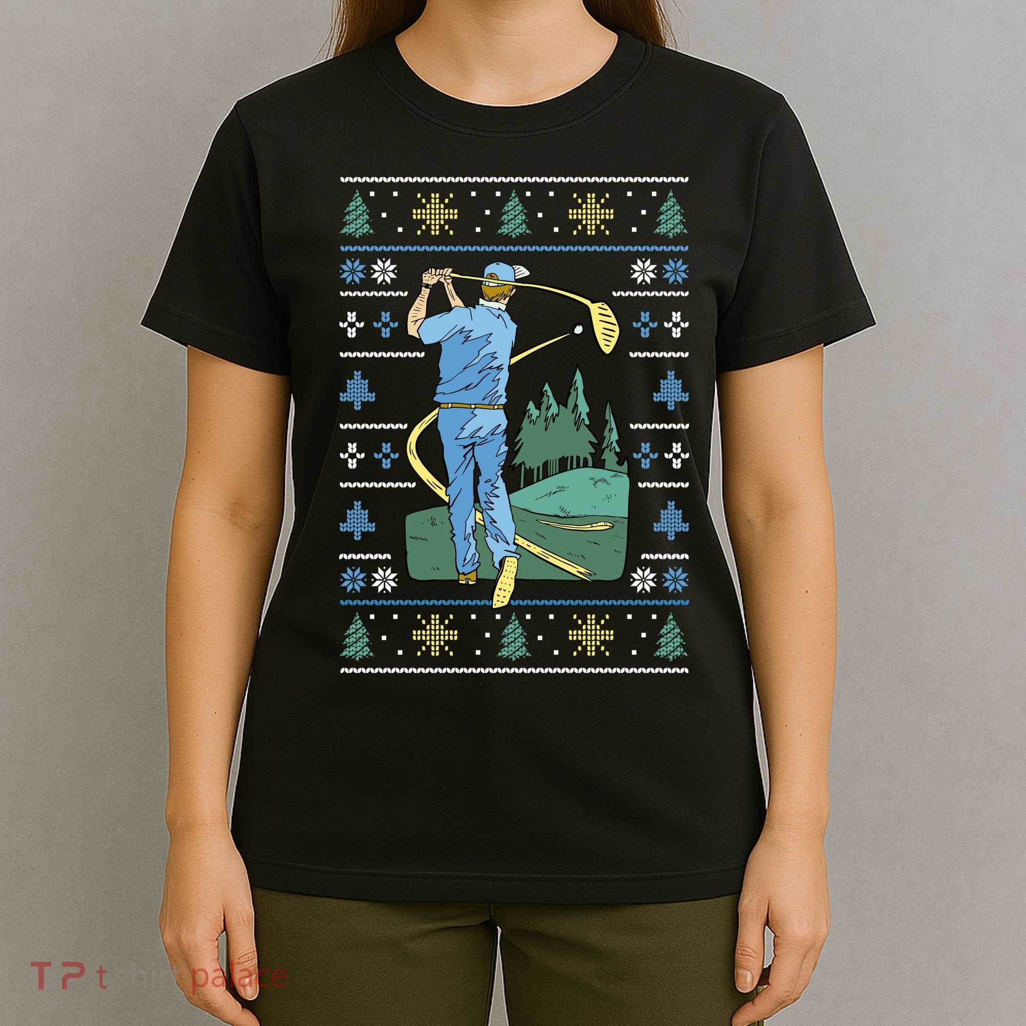 Golf Sport Ugly Christmas Sweater T-Shirt