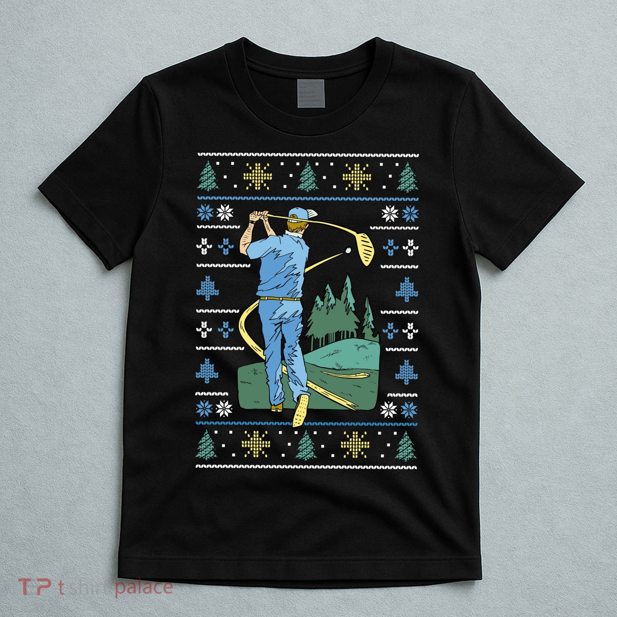 Golf Sport Ugly Christmas Sweater T-Shirt