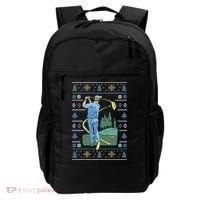 Golf Sport Ugly Christmas Sweater Backpack thumb 0