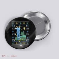 Golf Sport Ugly Christmas Sweater Button thumb 0