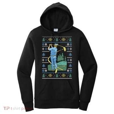Golf Sport Ugly Christmas Sweater Women's Hoodie
