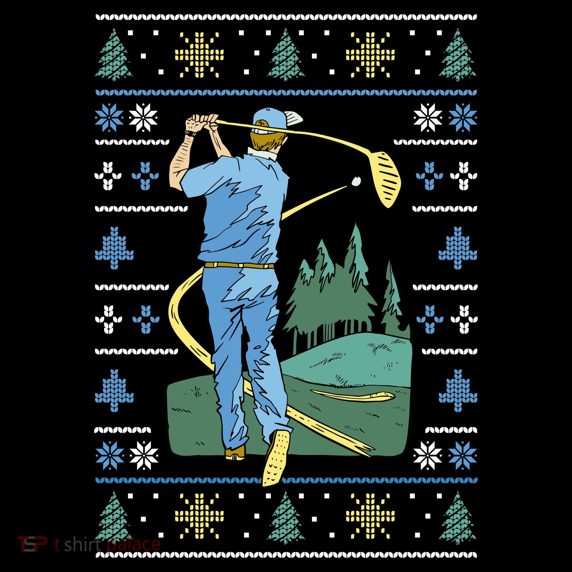 Golf Sport Ugly Christmas Sweater Women's Hoodie