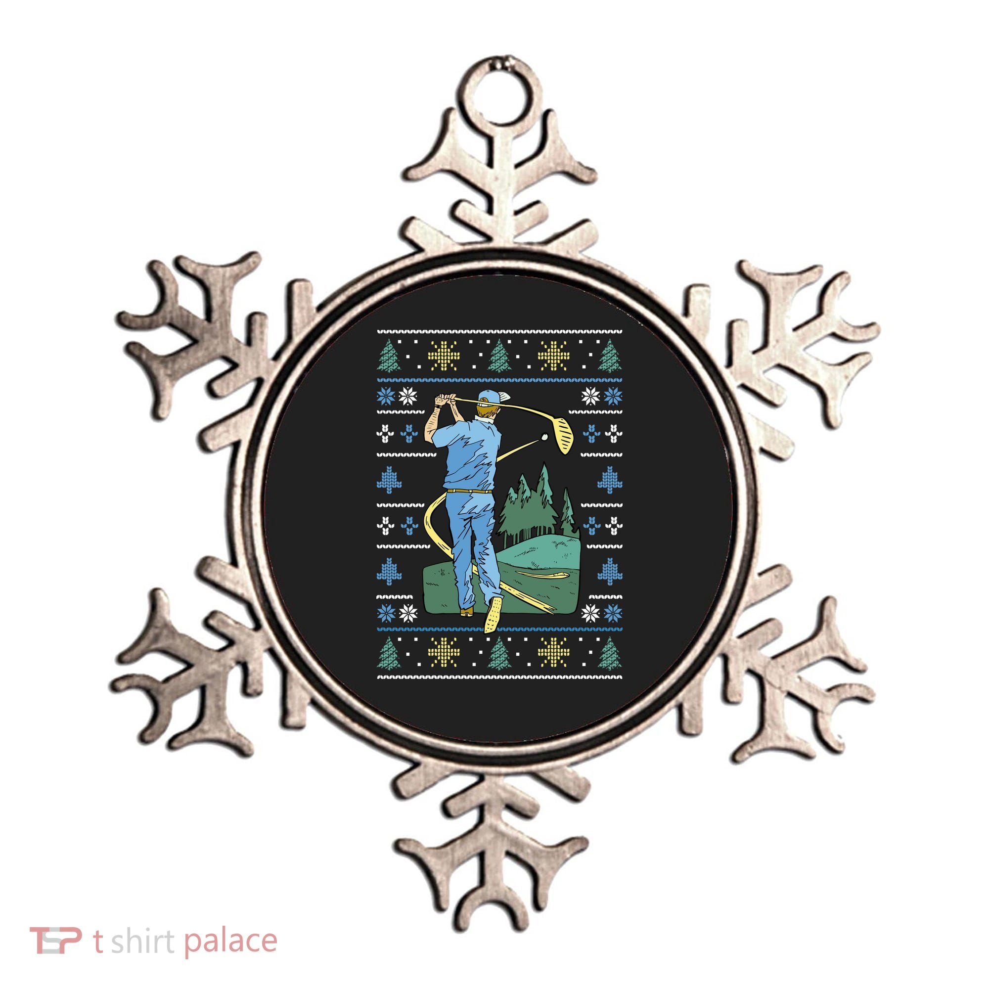 Golf Sport Ugly Christmas Sweater Ornament