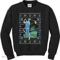 Golf Sport Ugly Christmas Sweater Kids Sweatshirt thumb 0