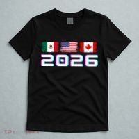 Glitched Soccer United 2026 Cup North America Emblem T-Shirt thumb 5