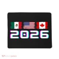Glitched Soccer United 2026 Cup North America Emblem Mousepad thumb 0