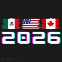 Glitched Soccer United 2026 Cup North America Emblem Mousepad thumb 1