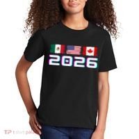 Glitched Soccer United 2026 Cup North America Emblem Kids T-Shirt thumb 2