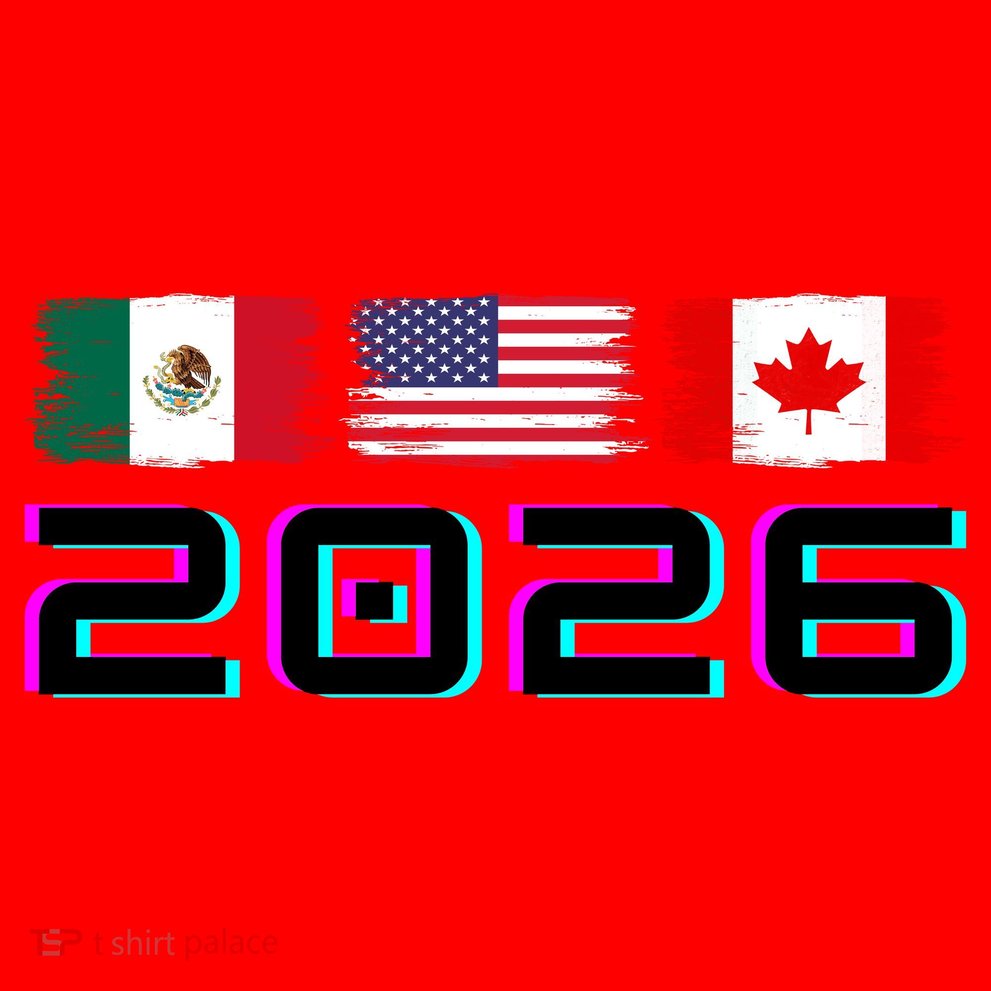 Glitched Soccer United 2026 Cup North America Emblem Santa Hat