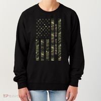 Gator Strong United States Distressed Camo W Us Flag Women's Sweatshirt thumb 0